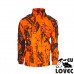Tenká bunda Oranžový vzor