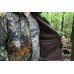 Fleecová mikina na zips Letný vzor tmavý